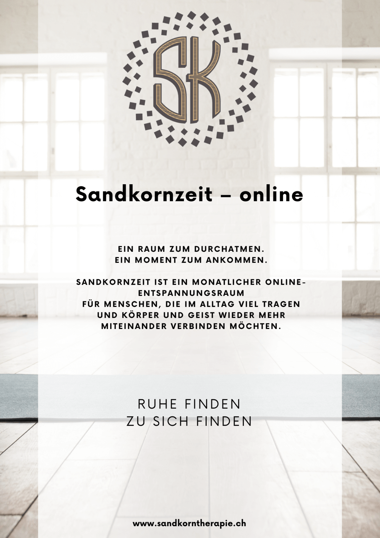 Sandkornzeit – Online Entspannung für Körper & Geist